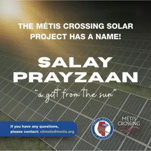 MNA Poster for the Salay Prayzaan in Metis Crossing (Photo Credits - MNA)