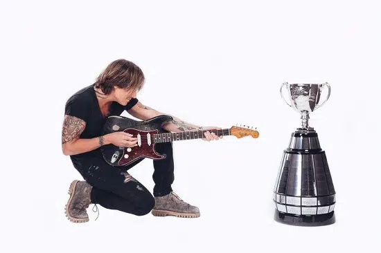 Keith Urban performing at 107th Grey Cup in Calgary