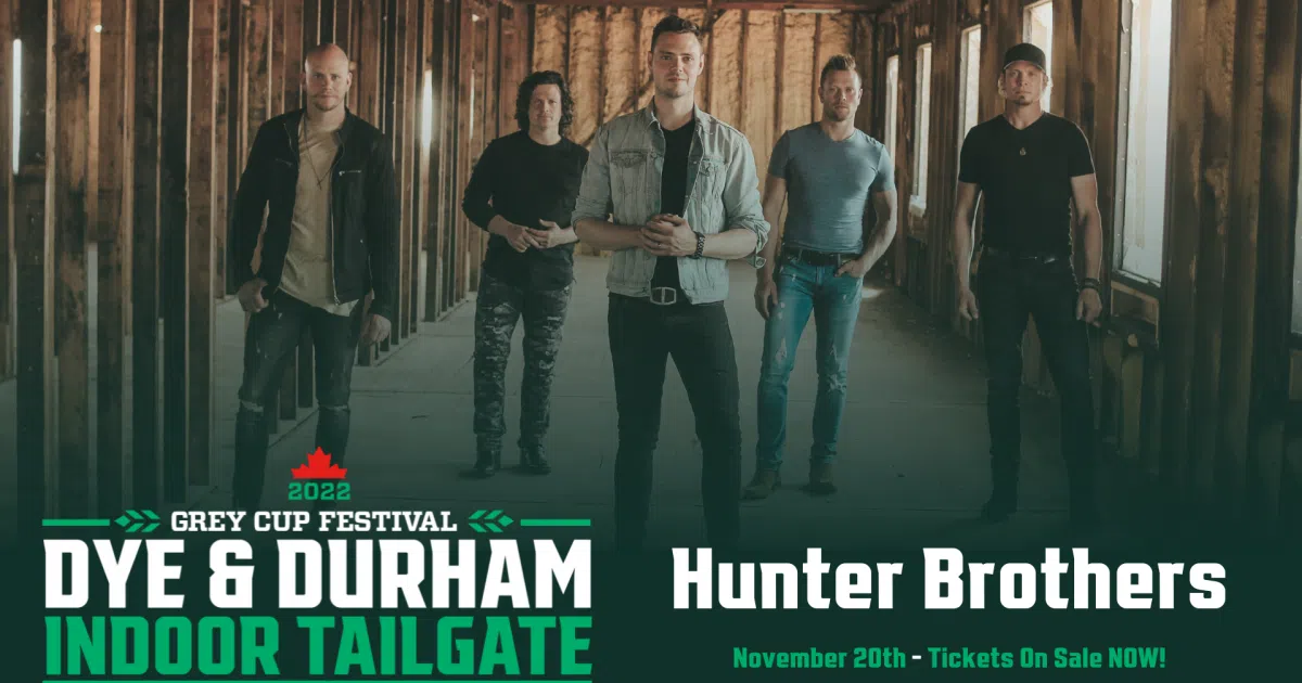 Hunter Brothers are the indoor tailgate entertainment at Grey Cup