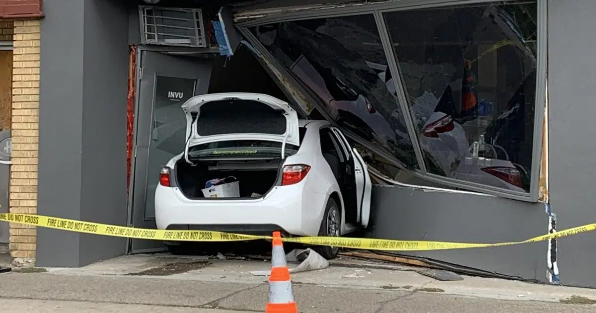 Car Crashes into Building on Hill Ave 620 CKRM The Source Country