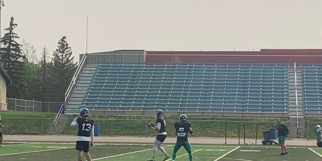 Shea Patterson trying to get a leg up on the competition for the backup QB position with the Saskatchewan Roughriders - Vimarsana News