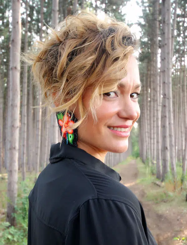 Waneek HornMiller speaking in the RMWBs Indigenous Speaker Series 100.5 CRUZ FM