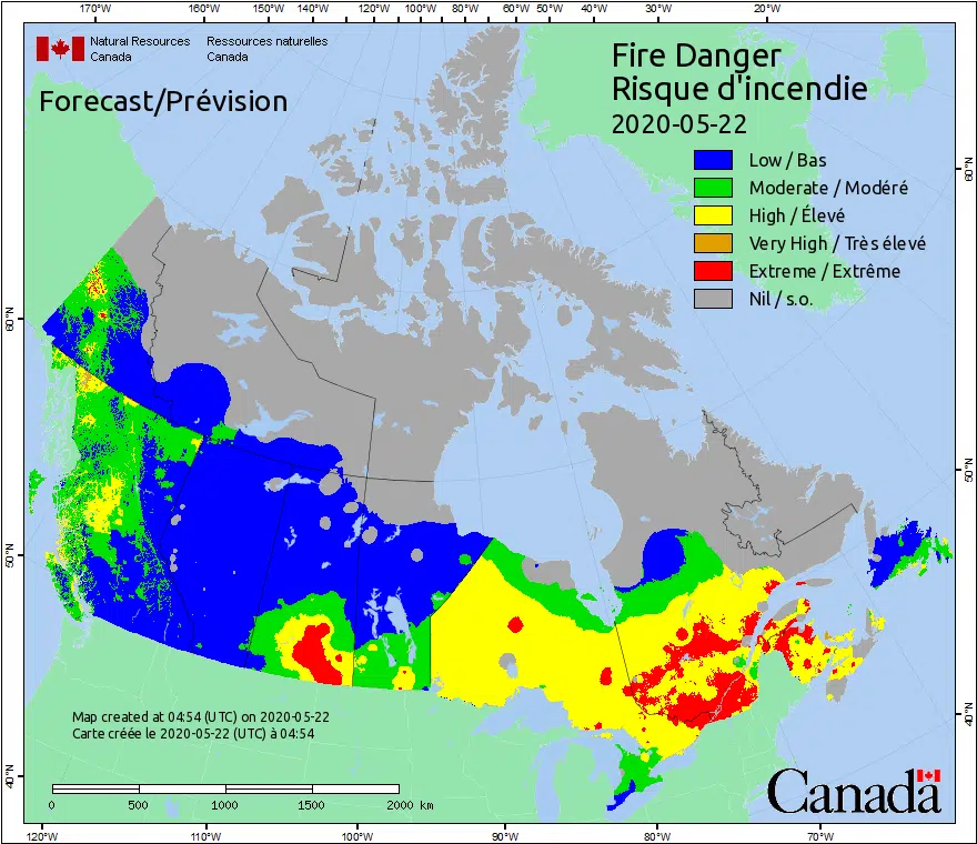 Fire Ban and Burn Restriction List for Sask. and Manitoba May 22