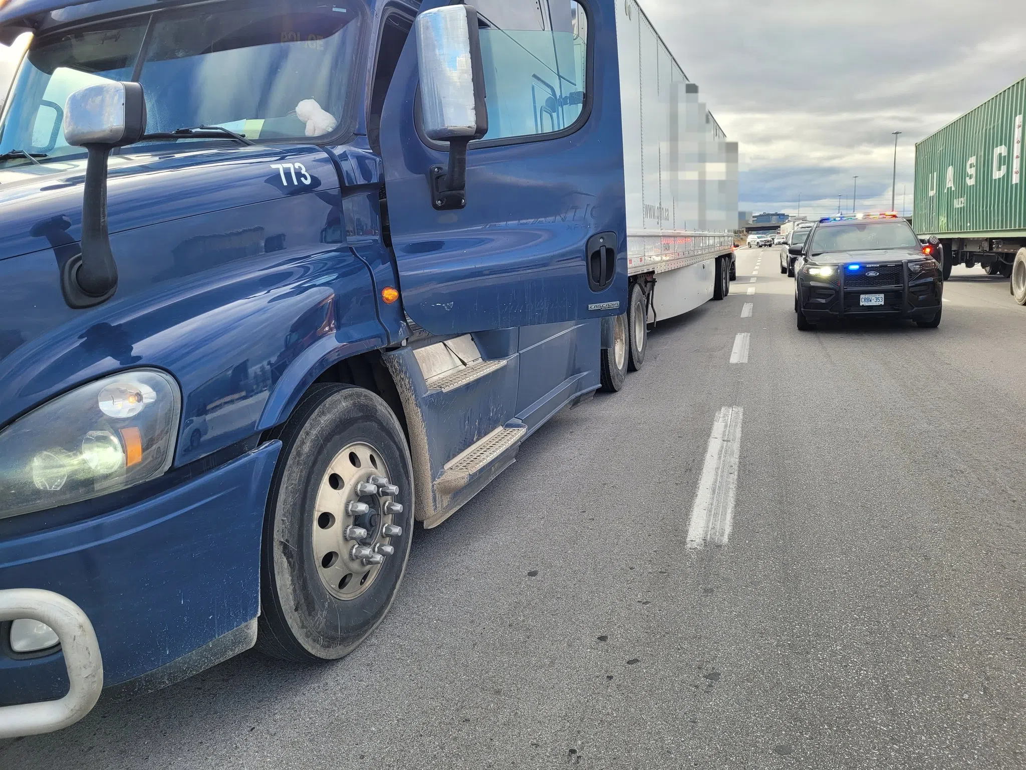 Brampton facing theft charge after stealing transport truck in Milton