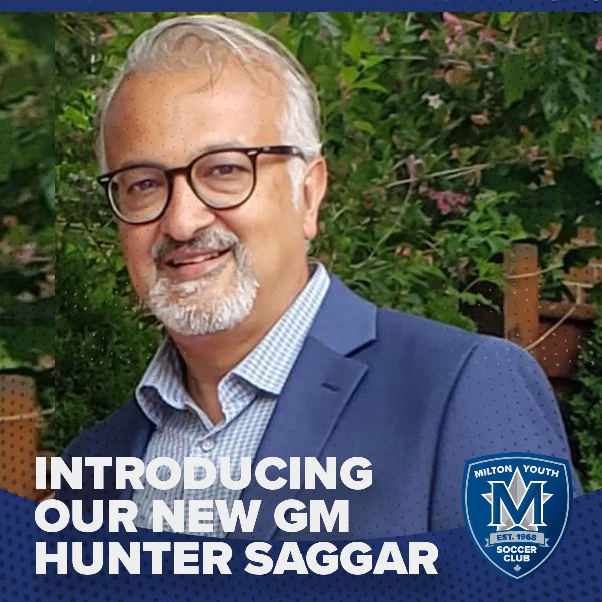 Saggar named new GM for Milton Youth Soccer Club