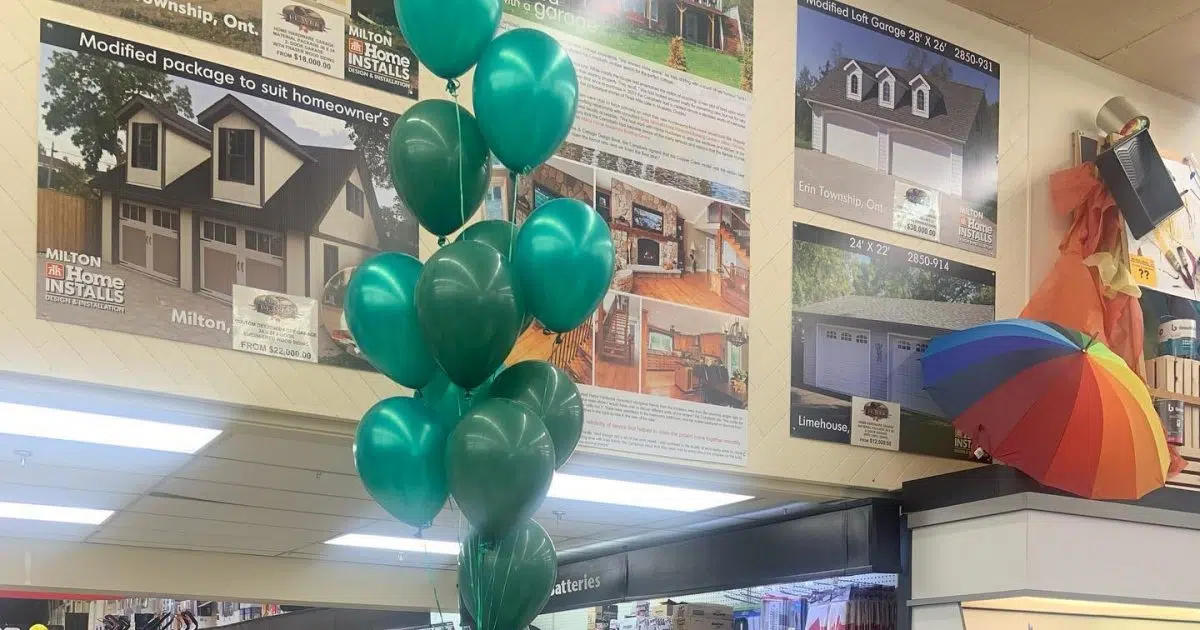 Cash Mob Milton supports local Home Hardware store FM101 Orangeville