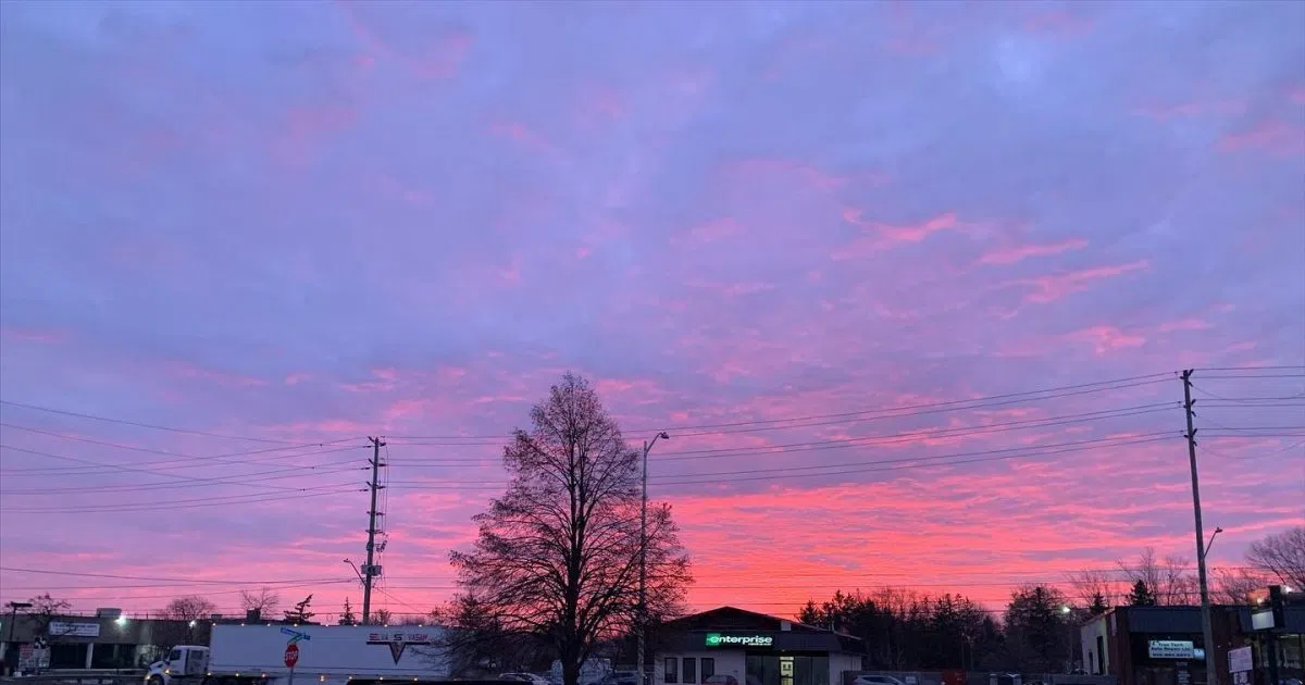 What a sunrise! Milton Forecast for Friday, December 2nd FM101 Milton Now