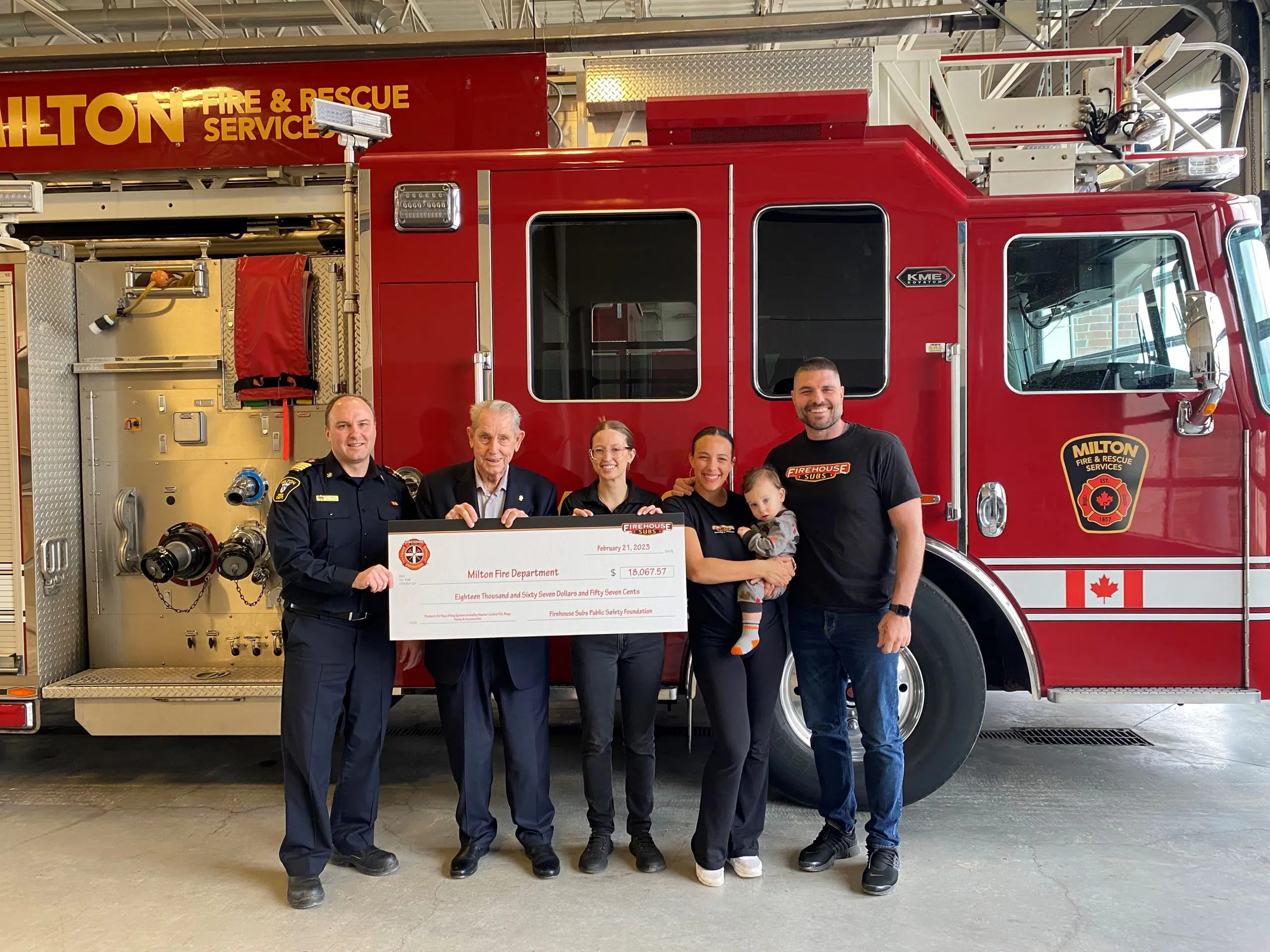 Milton sandwich shop donates to local fire department FM101 Orangeville Today