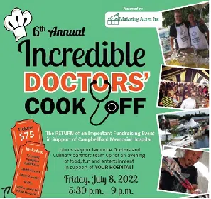 COMMUNITY SPOTLIGHT: Campbellford's Incredible Doctor's Cook-Off Takes returns July 8th