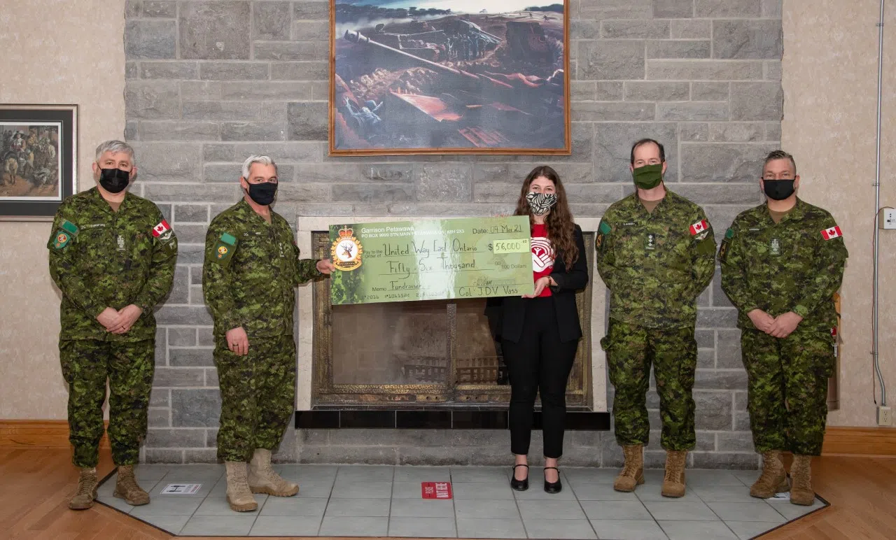 Garrison Petawawa raises 56,000 for United Way 104.9 Pembroke Today