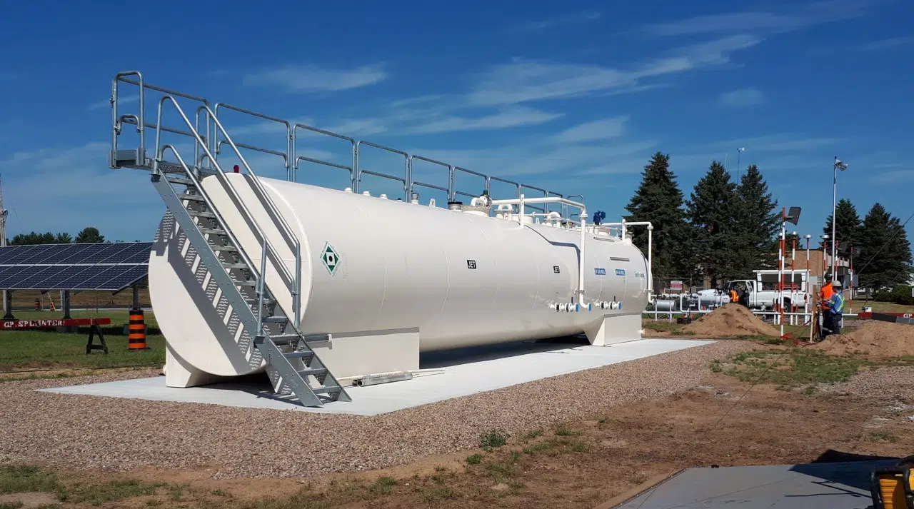 New fuel tanks being installed at the Pembroke and Area Airport 104.9