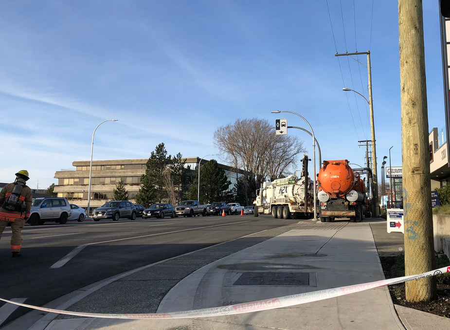 gas leak had Douglas at Cloverdale closed for 4 hours - Vimarsana News