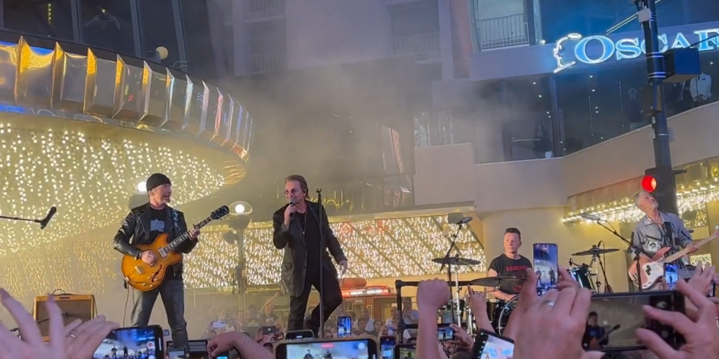 U2 Debuted A New Song Last Night In Las Vegas - Vimarsana News