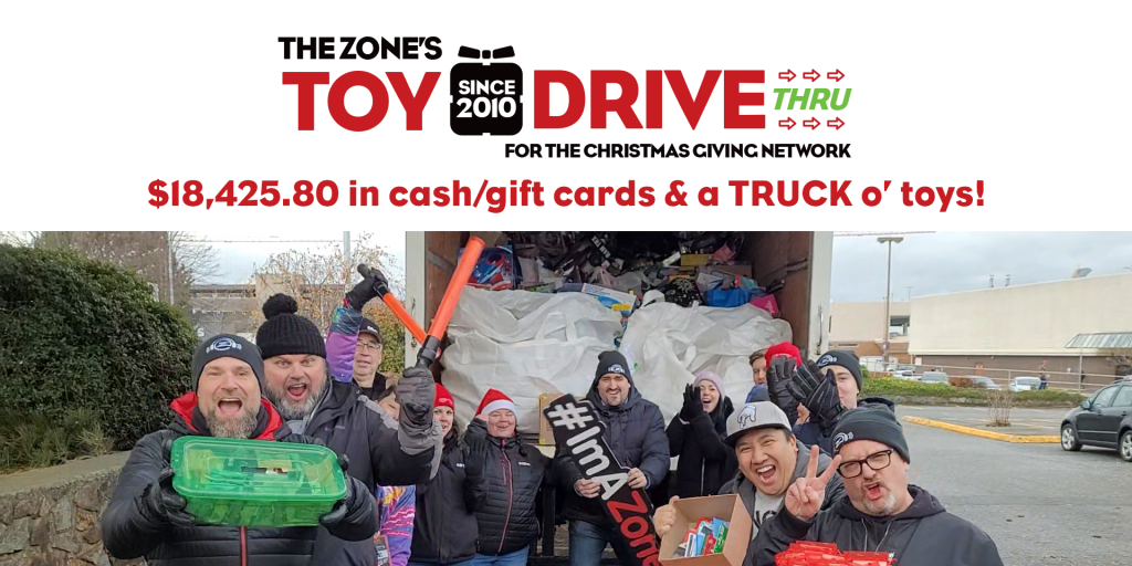 $18,425.80 raised for The Zone's Toy Drive-Thru! - Vimarsana News