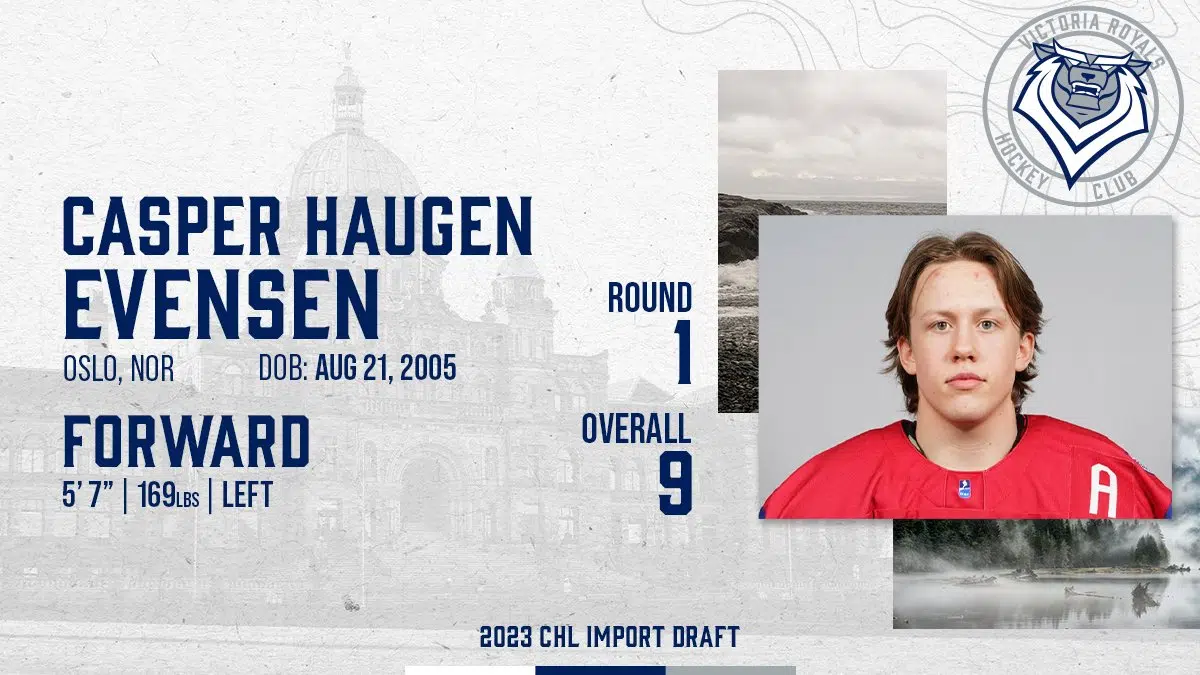 Royals Select Evensen 9th Overall – Import Draft