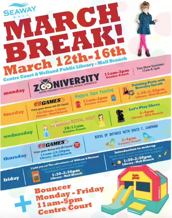 March Break FUN the Seaway Mall! GiantFM