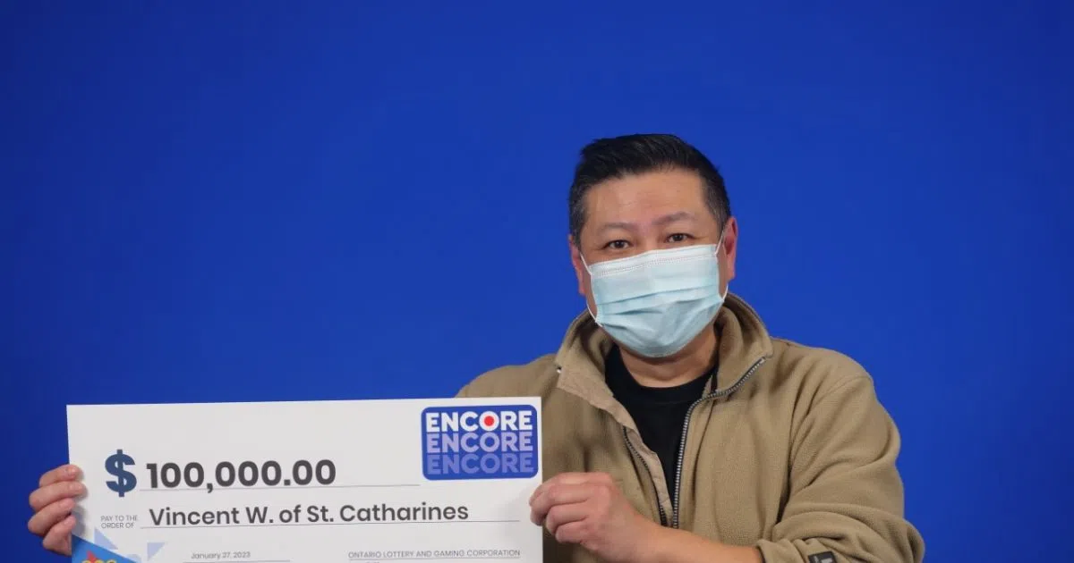 St. Catharines resident wins 100,000 playing ENCORE GiantFM