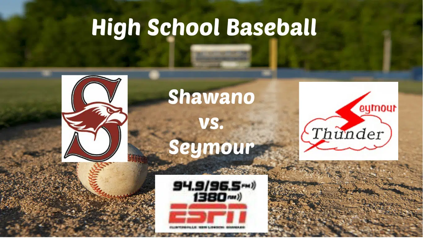 Thursday’s baseball broadcast between Shawano and Seymour moves to ESPN