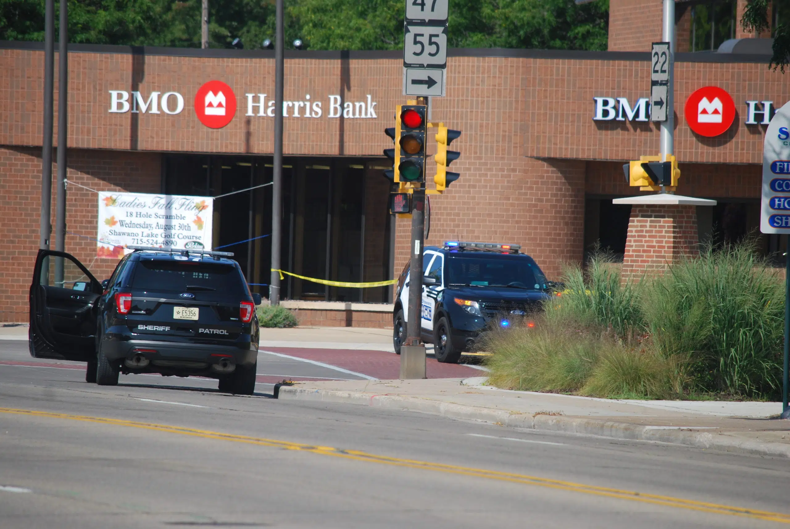 Shawano Police Clear The Scene Of A Suspicious Package At Bmo Harris