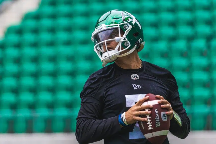 Riders looking to slow down Stampeders in race for home playoff game