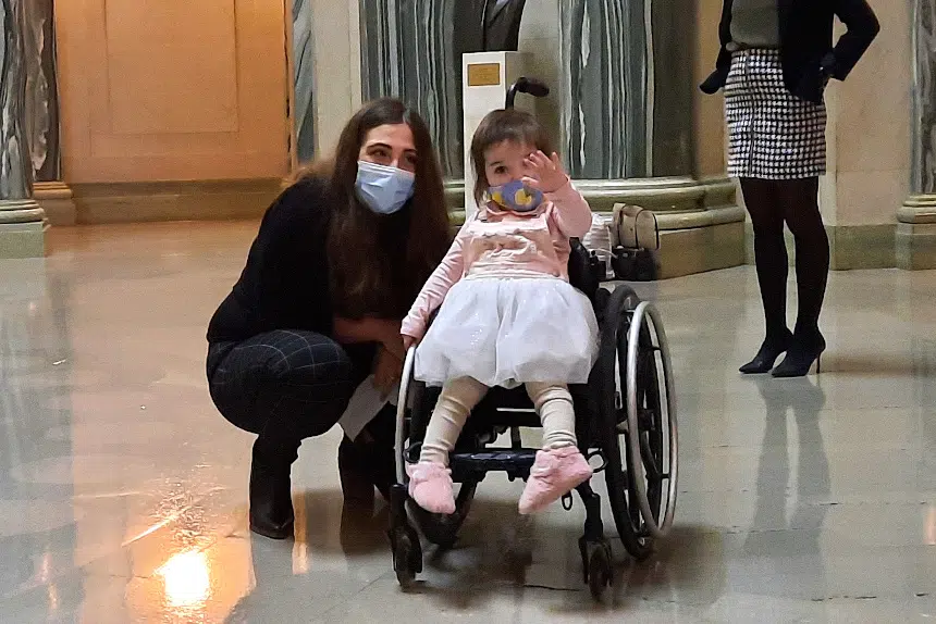 Sask. mom takes daughter's health-care issues to legislature