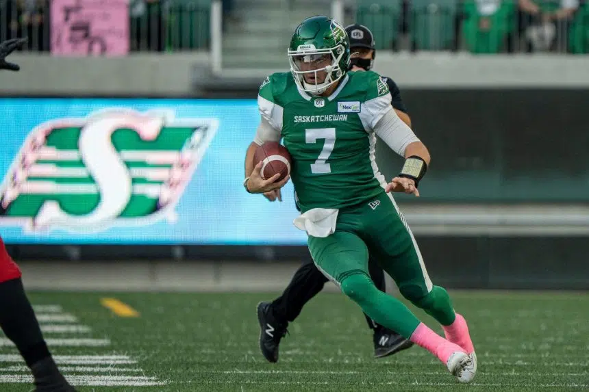 Timely deliver pays off for Riders quarterback Cody Fajardo