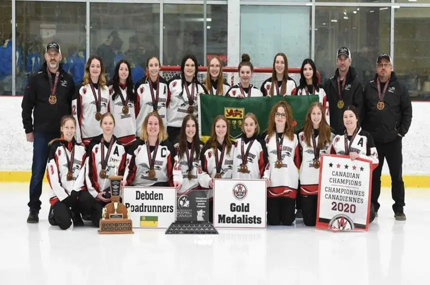 Debden Roadrunners become first Sask. women’s team to win U20 national broomball championship