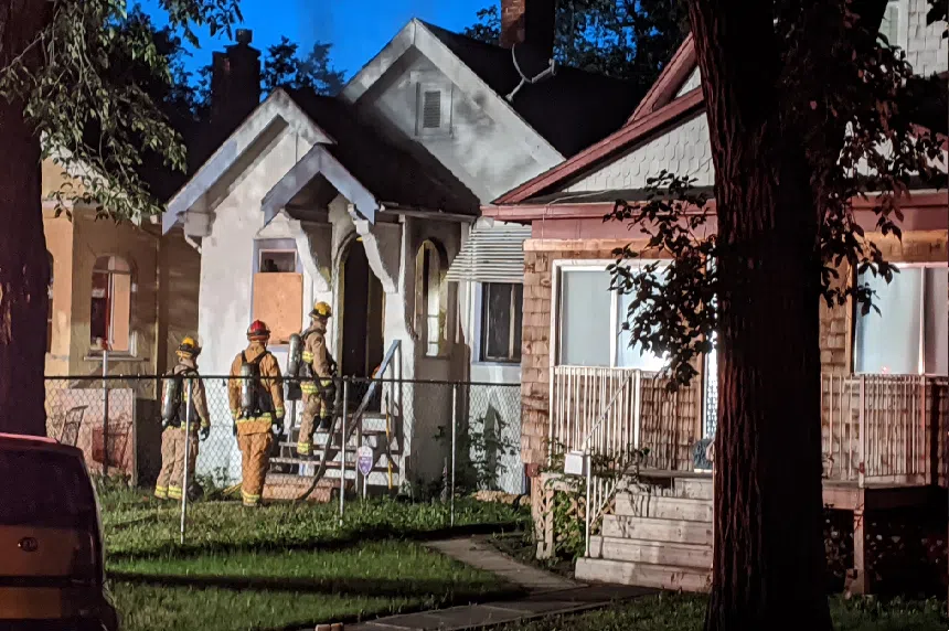Two sent to hospital following North Central blaze