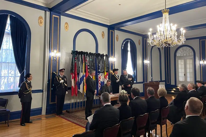 Accession ceremony held for King Charles III in Regina