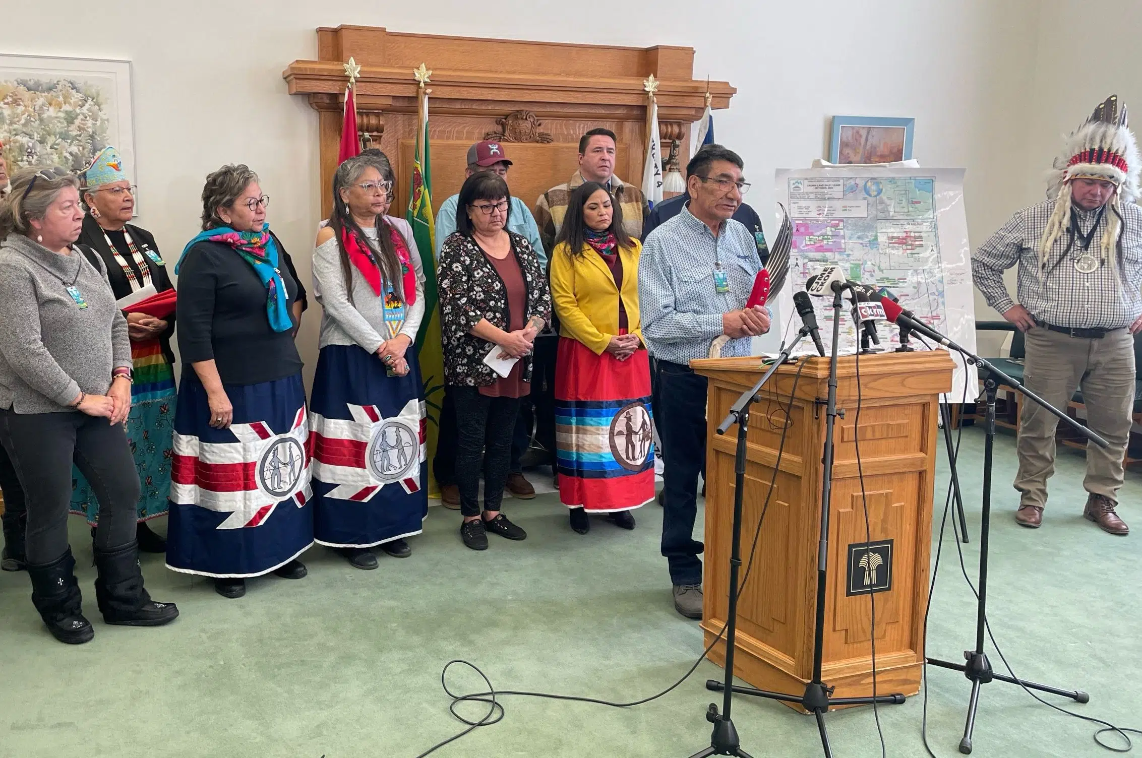 'We're not backing down:' First Nations call on the province to stop the sale of Crown land