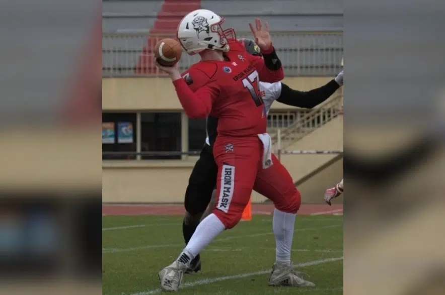 TDs overseas: Sawyer Buettner playing football in France