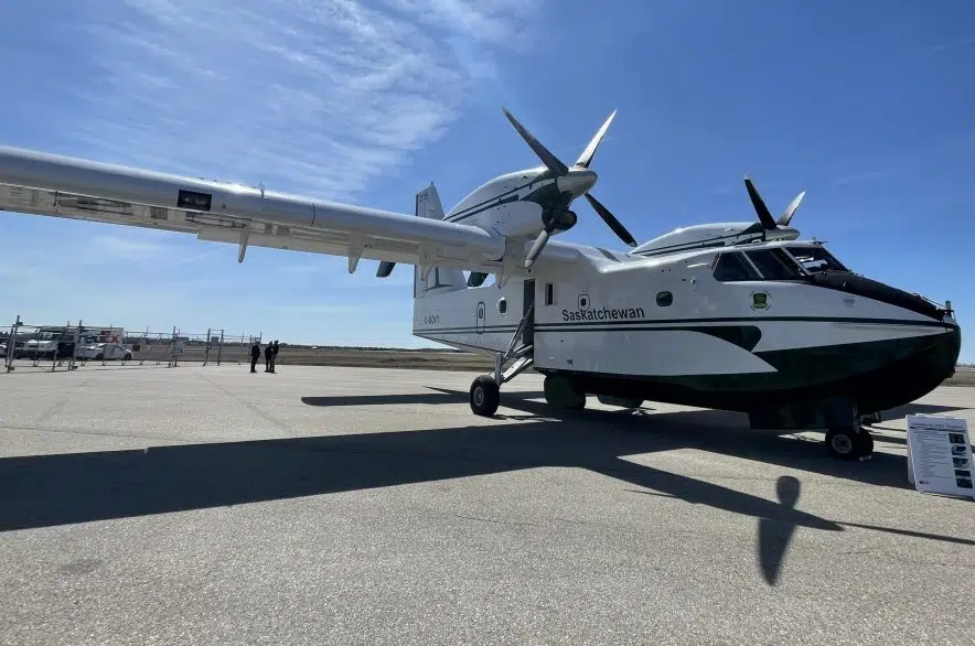 SPSA unveils new water bomber to fight wildfires