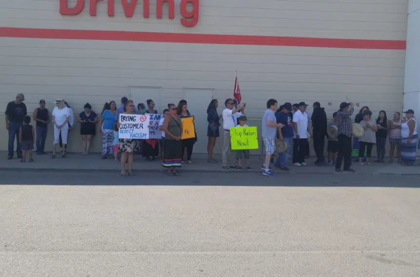 Protest Outside Canadian Tire Over Alleged Racial Profiling 980 Cjme 1067