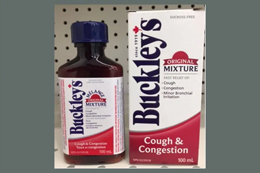 Buckley's cough syrup recalled due to choking hazard 980 CJME