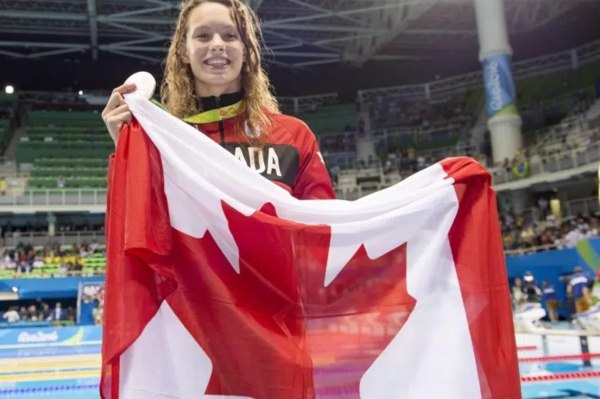 Canada's Penny Oleksiak ties for gold in 100 metre freestyle at Rio