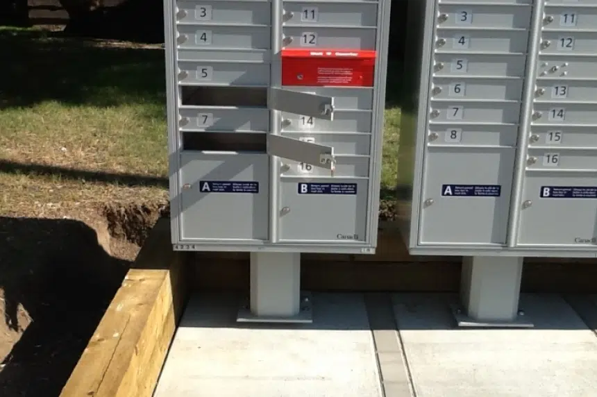 Recent string of stolen mailboxes; Regina police urge residents to