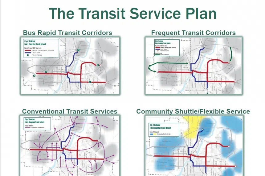 Saskatoon growth plan promises rapid transit, core development 980 CJME