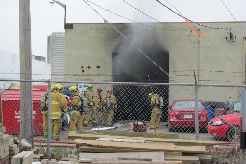 Fire at auto body shop in Regina 980 CJME