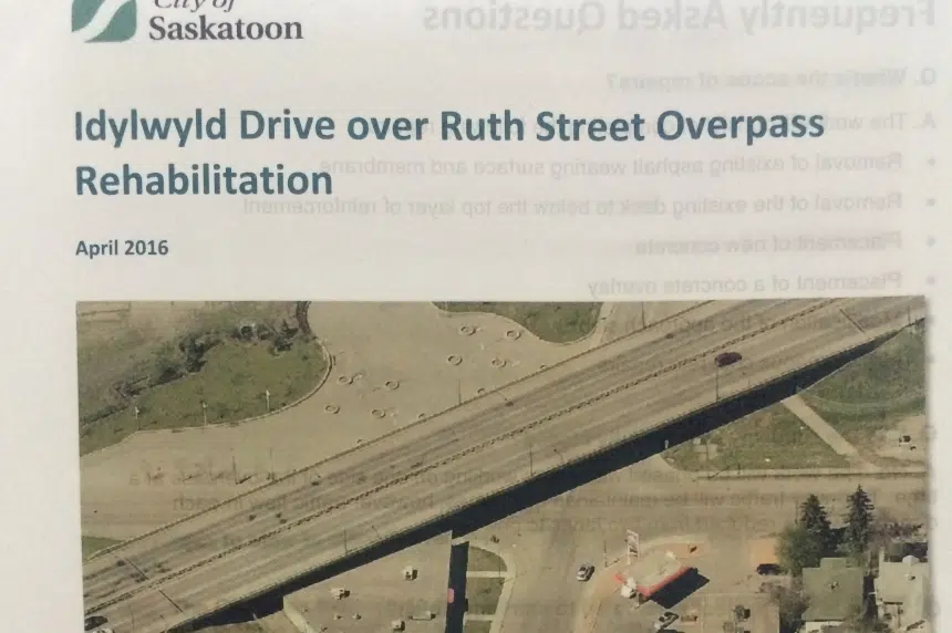 Ruth Street overpass rehabilitation begins next month 980 CJME