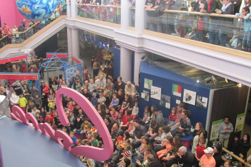Regina kids celebrate 'Noon Year's Eve' at the Saskatchewan Science