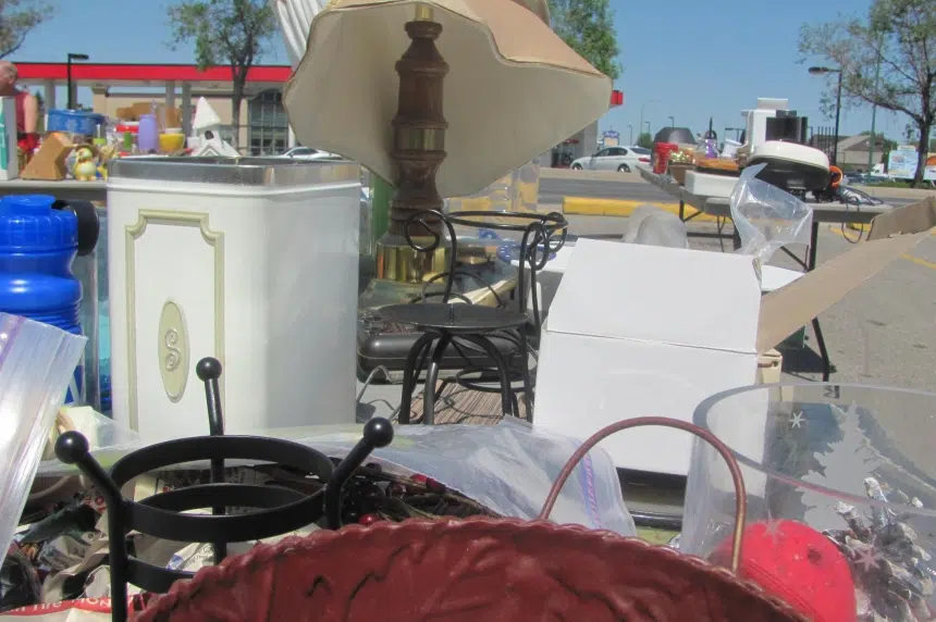 Shoppers search for treasures at Regina garage sale 980 CJME