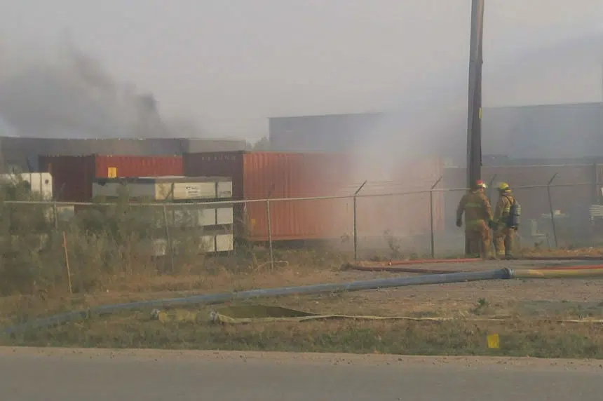 Fire causes propane tanks to explode north of Regina 980 CJME
