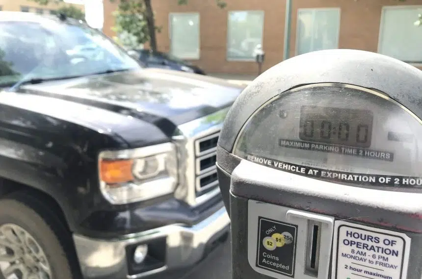 Downtown parking meter enforcement suspended for curbside pickup 980 CJME