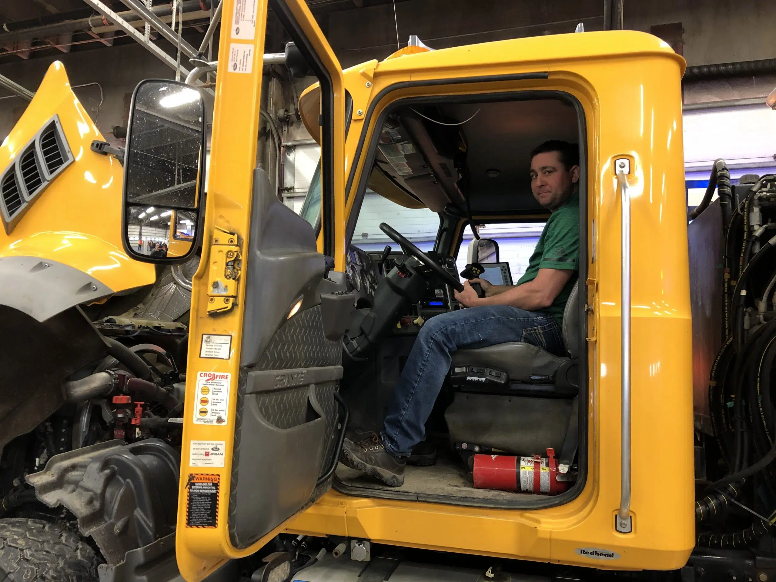 Snow plow driver explains how to safely pass on highways 980 CJME
