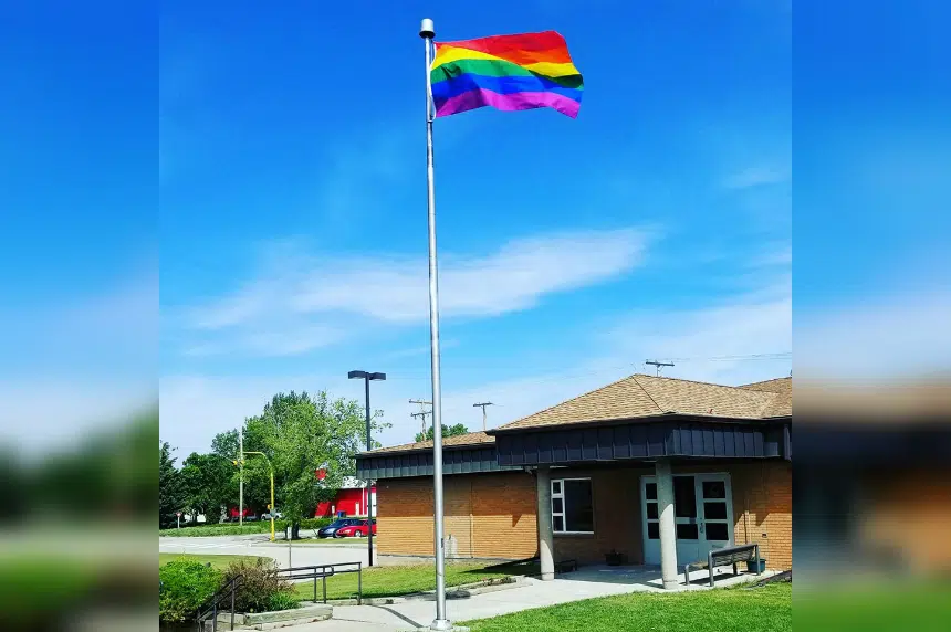 Stoughton school re-raises Pride flag after burning