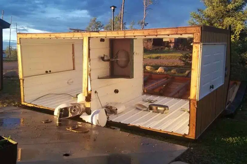 Nearly all trailers, vehicles removed as clean up continues in Meadow