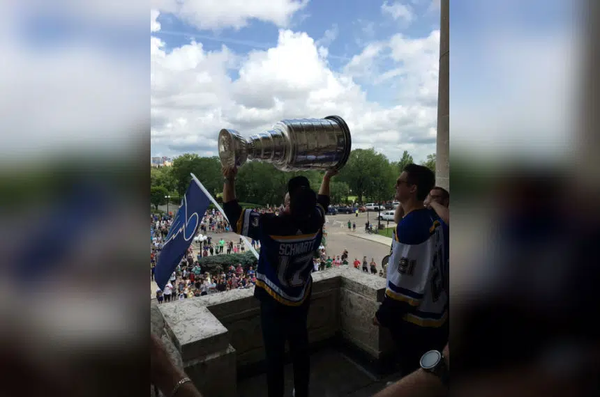 St. Louis Blues Day With The Cup: Jaden Schwartz and Tyler Bozak