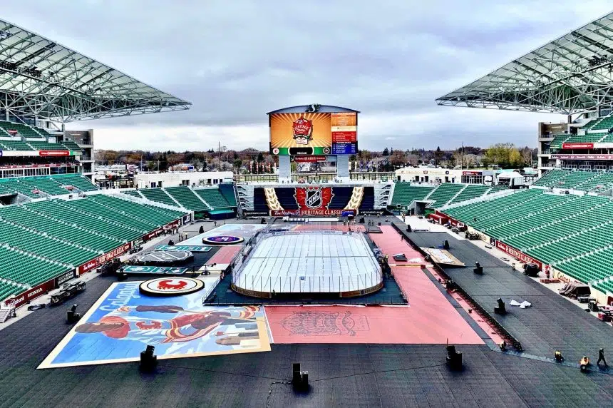 Calgary Flames want 'sea of red in Regina' for NHL Heritage Classic