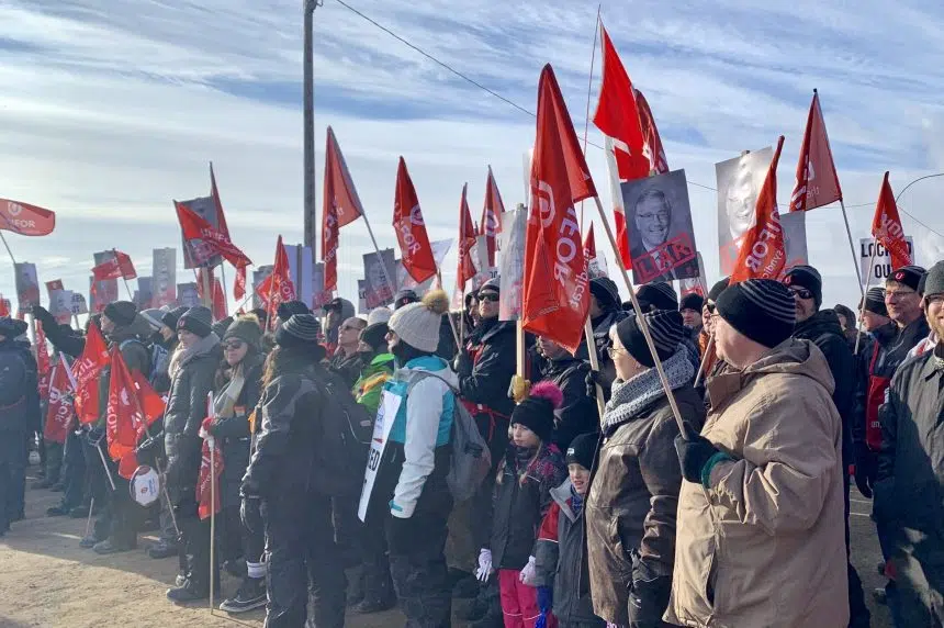 ‘This is people’s lives’: Co-op refinery workers rally over pensions