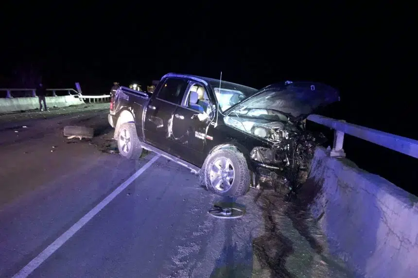Driver critically injured in crash near Fort Qu’Appelle